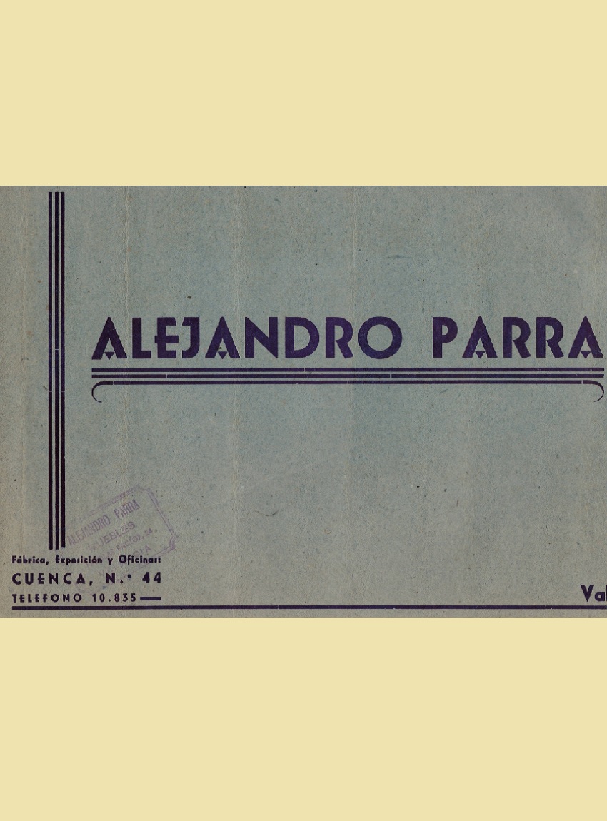 Catálogo Alejandro Parra